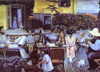Pierre Bonnard : The Bourgeois Afternoon or The Terrasse Family